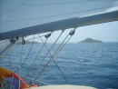 Eira sailing in the BVI